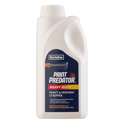 Image of Bartoline Paint Predator™ Heavy Duty Paint & Varnish Stripper 1l – Professional Strength, Non-Caustic Paint Remover for Wood, Metal & Masonry