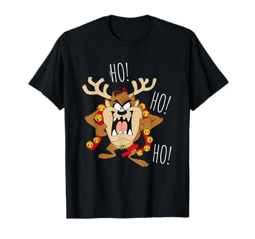 Image of Looney Tunes Tasmanian Devil Ho Ho Ho T-Shirt