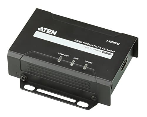 Image of Aten VE801R HDBaseT Lite Receiver Over Single Cat 5 - Black