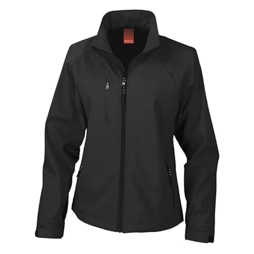 Image of Result R128F Ladies Base Layer Softshell Jacket - Black - L