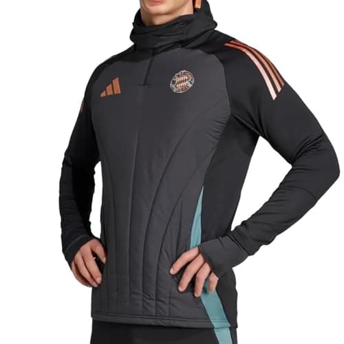 Image of adidas Bayern Munich Men's Black Jacket Wintop, Black, XL