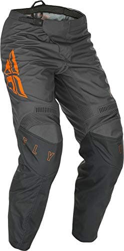 Image of Fly Racing 2021 F-16 Motocross Downhill Enduro MX Pants Trousers (Grey, Orange, 34)