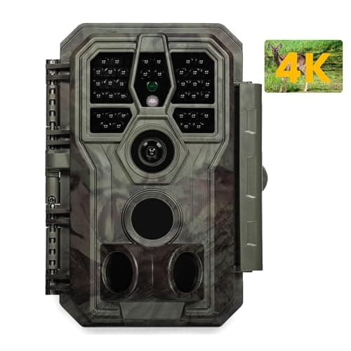 Image of GardePro A50 Trail Camera, Ultra-HD 4K Sensor, Super Low Light Sensitivity, New-Gen Image Technology, 100ft Night Vision, Motion Activated, Waterproof for Wildlife Garden Traps (2025 New)