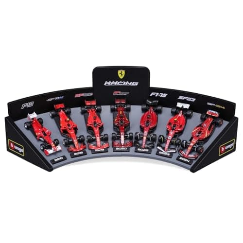 Image of 1:43 F1 FERRARI DELUXE GIFT SET WITH DISPLAY STAND