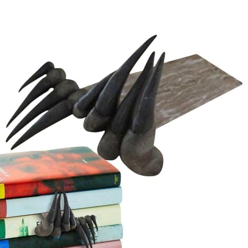 Image of 9x9x12 Cm Resin Demon Hand Bookmark Bookmarks 3D Hand Style for Halloween Horror Hand of Spook Bookmarks Bookshelf Ornaments Present Halloween Claw Witch's Hands Halloweens Creepy Book-Mark Gift