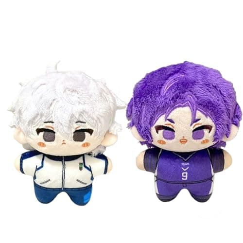 Image of Xinchangda BLUE LOCK Keychain Seishiro Nagi Chigiri Hyoma Plush Keychain 12cm Anime Keychain Pendant Cute Keychain for Backpack Collectible Gifts for Fans