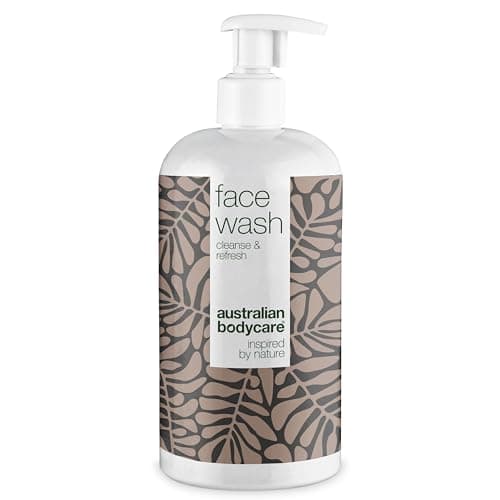 Image of Australian Bodycare Face Wash 500ml - Facial cleanser with Tea Tree Oil | Deep Cleansing Spot Wash against acne and oily skin | For Women & Men
