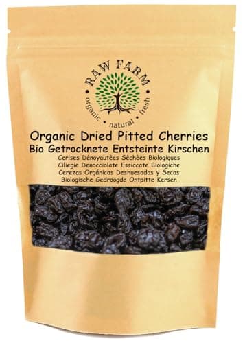 Image of Raw Farm - Organic Dried Pitted Sweet Cherries 1 kg – 100% Natural & Additive-Free | No Added Sugar or Sweeteners | Soft, Juicy & Flavourful