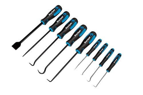 Image of Blue Spot Tools 07959 9PCE Heavy Duty Hook Pick and Scraper Set