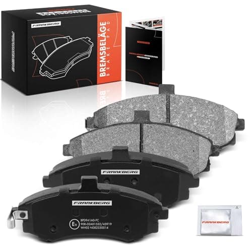 Image of Frankberg Brake Pad Set incl. 4x Pads Front Compatible with Matrix FC Elantra XD Elantra Saloon XD Cerato Saloon LD Replace# 581012FA01,581012DA31