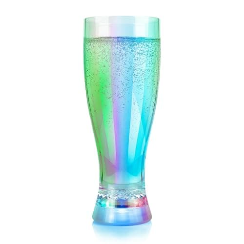 Image of Strobing Beer Glass Light up Full Size Pint Glass - The Glowhouse