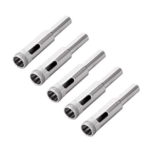 Image of sourcing map 10mm Diamond Drill Bits Hole Saws for Glass Tile Porcelain Marble Ceramic Bottles Pots Brick Pack of 5