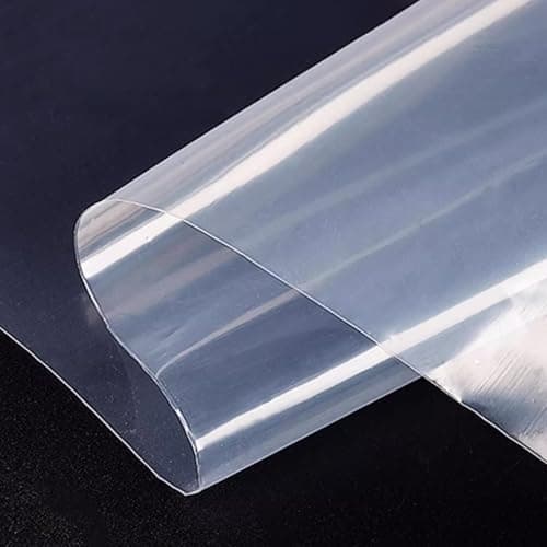 Image of 3M X 4M Clear Heavy Duty Polythene Sheeting, Thickened Clear Plastic Sheet Garden Grow Polythene Cover Sheets Plastic Dust Waterproof Sheets for Gardening Gardening Rubble Protection