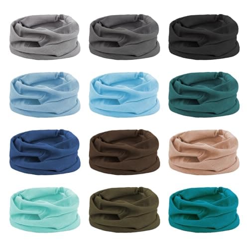 Image of TAIYUNWEI Outdoor Multifunctional Sports Magic Seamless Scarf, Magic Head Scarf, Elastic Headband Bandana, UV Resistance Sport Headwear for Riding, Motorcycling, Hiking, Fishing, Yoga.