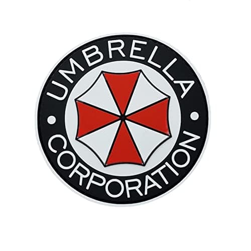 Image of LEGEEON 1 Multi-coloured Resident Evil Umbrella Corporation Badge PVC Patch
