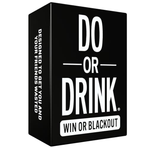 Image of Do or Drink Drinking Card Games for Adults - Fun Adult Games for Game Night & Parties - 18th Birthday Gift & Hen's Party Games with 350 Cards & 175 Challenges That Will Get You Drinking
