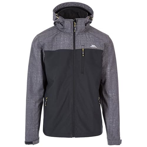Image of Trespass Mens Softshell Jacket Water Resistant Windproof Outdoor Coat Abbott