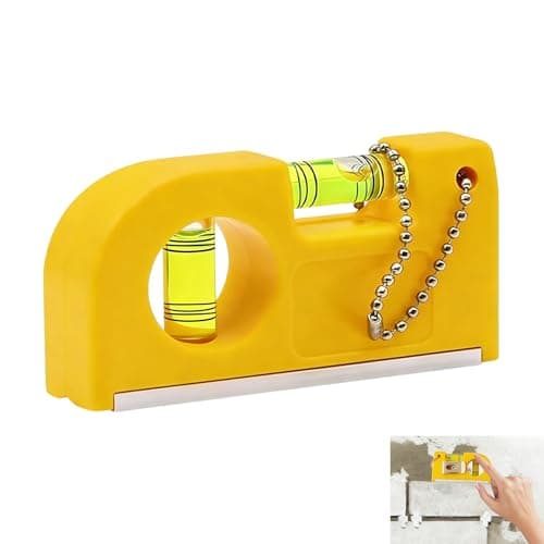 Image of Magnetic Spirit Level, Mini Spirit Level with 2 Vials 90°/180°, Pocket Bubble Level with Hanging Hole, Torpedo Level Tool for Horizontal & Vertical Measurement, for DIY Construction Carpentry Home