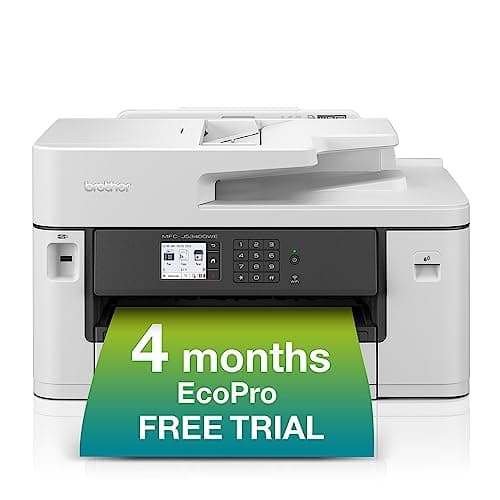 Image of Brother MFC-J5340DWE Inkjet Printer with EcoPro Subscription | Wireless Colour Inkjet Printer | 4in1 (Print/Copy/Scan/Fax) | A3 |4 mth free trial | Automatic ink |UK Plug