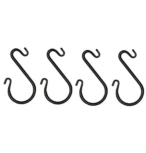 Image of Selections Steel Tree Hanging S Hooks for Bird Feeders and Baskets (Pack of 4)