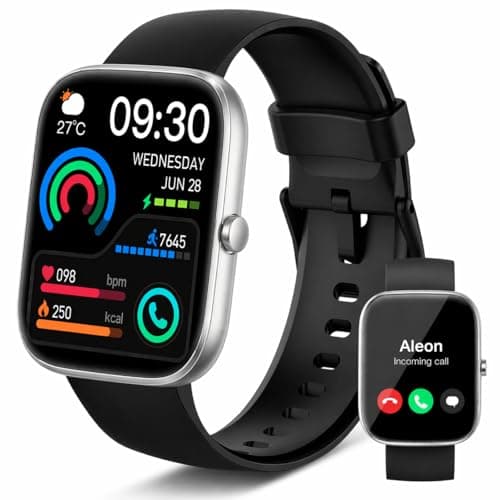 Image of Smart Watch for Men Women(Answer/Make Call), 1.91"HD Touch Screen 2026 New FitnessTracker with Heart Rate/Sleep Monitor/SPO2/Step Counter, 110+ Sport Modes IP68 Waterproof Smartwatch for Android iOS