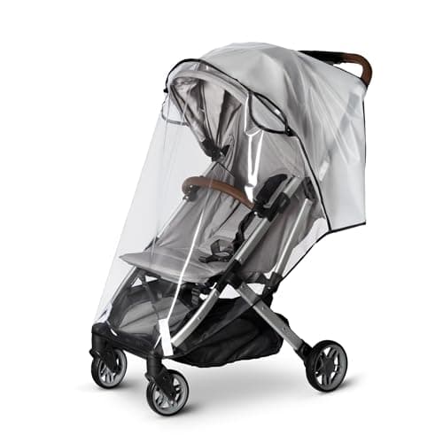 Image of Bemece Universal Rain Cover for Pushchair, Pram Rain Cover Protect from Rain, Wind, Snow, Breathable& Transparent