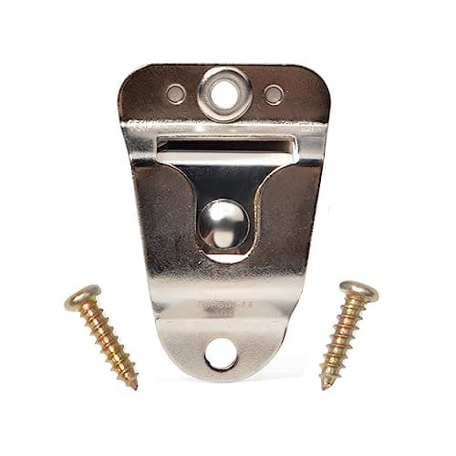 Image of HYS CB, Amateur & PMR Mobile Radio Mic Holder, Microphone Mounting Brackets, Clip Hang Up Clips with Screws (1 Pcs, Type-1)