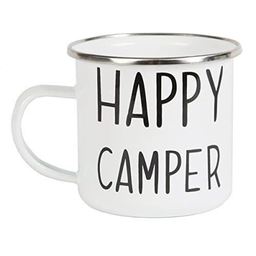 Image of Sass & Belle Happy Camper Enamel Mug