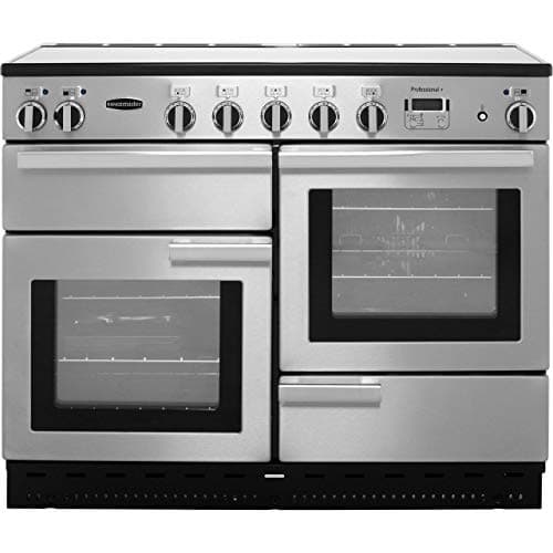 Image of Rangemaster Professional Plus 110cm Electric Range Cooker with Induction Hob - Stainless Steel