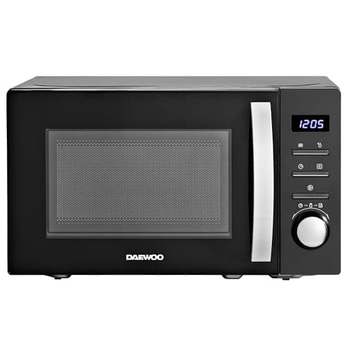 Image of Daewoo Digital Microwave, 20L Capacity, 800W, Black, 8 Auto-Cook Menus, Kitchen Countertop