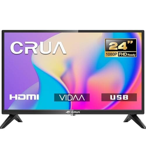 Image of CRUA 24 inch (60 cm) Smart TV, VIDAA TV, HD Ready, Triple Tuner, Dolby Audio, Google Assistant, YouTube, Netflix, Disney+, DAZN, Google Play Store – Compact and Smart for your home (2024 model)