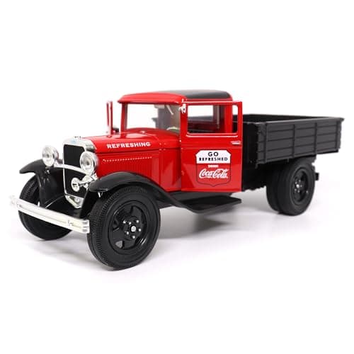 Image of 1931 Ford Model AA Pickup Truck Red and Black Go Refreshed - Drink Coca-Cola 1/24 Diecast Model Car by Motor City Classics