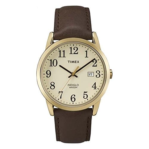 Image of Timex Mens Quartz Watch, Analogue Classic Display and Leather Strap TW2P75800