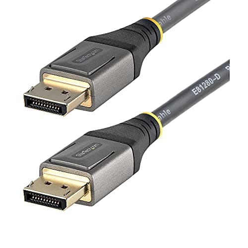 Image of StarTech.com 10ft (3m) VESA Certified DisplayPort 1.4 Cable - 8K 60Hz HDR10 - Ultra HD 4K 120Hz Video - DP 1.4 Cable/Cord - For Monitors/Displays - DisplayPort to DisplayPort Cable - M/M (DP14VMM3M)