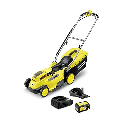 Image of Kärcher LMO 18-36 Battery-Powered Lawnmower Battery Set, 18 Volt, Yellow/Black, Li-Ion Battery