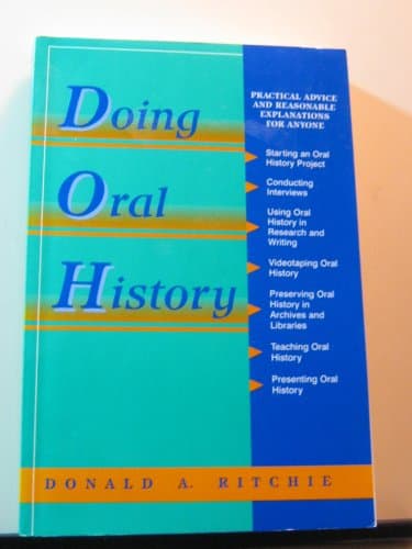 Image of Doing Oral History: 15 (Twayne's oral history series)
