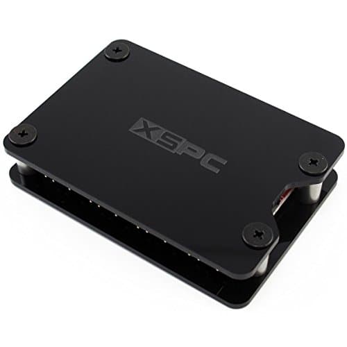 Image of XSPC 8-fach, 3-Pin, 5V, Addressable RGB Splitter Hub - SATA Powered, schwarz, Black