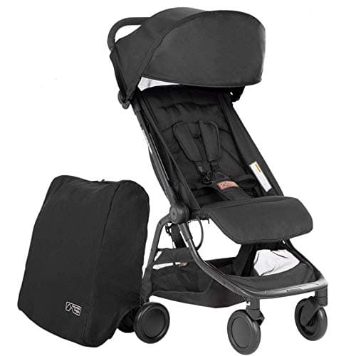 Image of Mountain Buggy Nano V3 (2020+) Pushchair in Black with Travel Bag