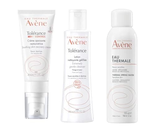 Image of Avène Tolerance Control Recovery Cream 40ml + Tolerance Extremely Gentle Cleanser 200ml + Avène Thermal Spring Water Spray 150ml, Sensitive Skin