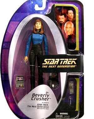 Image of Diamond Select Toys Star Trek The Next Generation Series 4 Action Figure Dr. Beverly Crusher [Season 7]