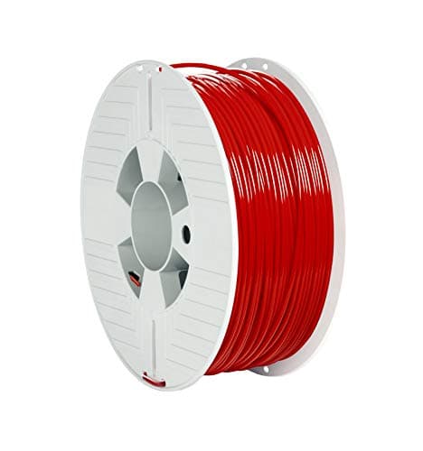 Image of VERBATIM PLA filament 3D printing 2.85mm 1kgI high end polyactide filament for material extrusionI for 3D printer and 3D pen I 3D printer filament made of PLA 1 spool 126m red