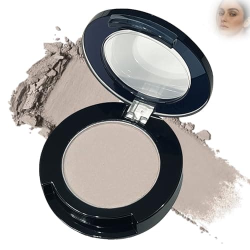 Image of Matte Ash Grey Single Eyeshadow – Smooth Blendable Powder, Long-Lasting Waterproof & Smudge-Proof Eye Makeup, Perfect for Natural or Smokey Looks (03#Ash Grey)