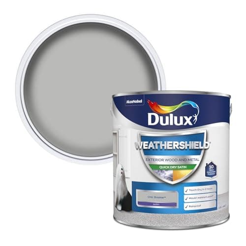Image of Dulux Retail Weathershield Exterior Satin Paint - Chic Shadow - 2.5L