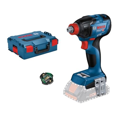 Image of Bosch Professional 18V System Cordless Impact Driver GDX 18V-210 C (max. Torque of 210 Nm, Without Battery/Charger, incl. 1 x GCY 42 Bluetooth Low Energy Module, L-BOXX 136)