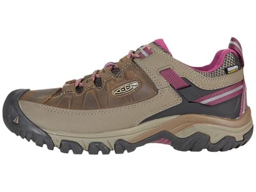 Image of KEEN Women's Targhee 3 Waterproof Hiking Shoe, Weiss Boysenberry, 4 UK