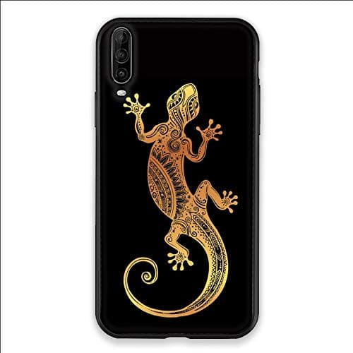 Image of Cokitec Case for Wiko View 4 Lite Maori Lezard Design Black