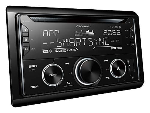 Image of Pioneer FH-S820DABAN - Includes DAB Antenna, 2DIN Car Radio, CD Tuner with FM and DAB+, Bluetooth, MP3, USB and AUX Input, RGB - Lighting, Handsfree, 13 Band EQ