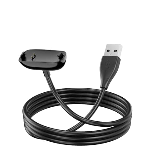 Image of TwinkleHom Charger Cable for Fitbit Inspire 2, USB Charging Cord Replacement for Inspire 2 Charger, Black (3.3ft/100cm)