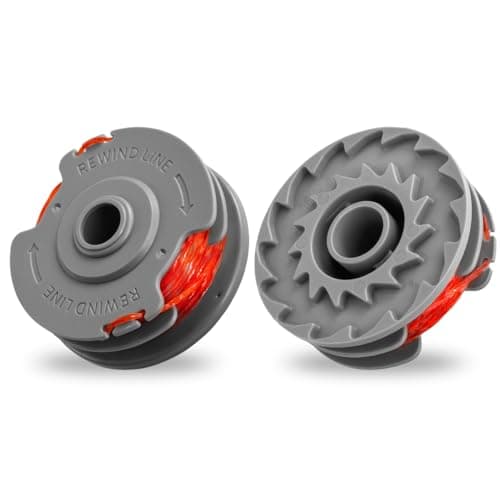 Image of BESPOTCL 2PCS Replacement Strimmer Spools Compatible with Flymo Contour XT Power/Revolution/Mini Trim Grass Trimmer, Strimmer Spool Wire, Double Autofeed, Upgrade Line