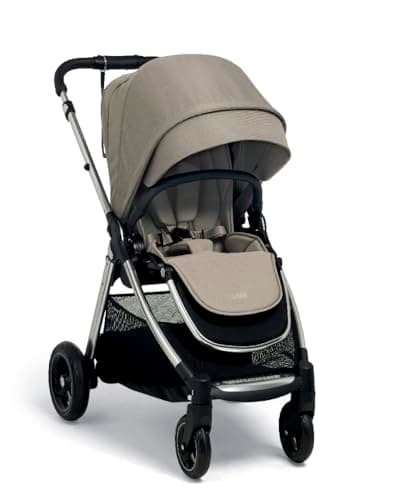 Image of Mamas & Papas Flip XT3, Compact Pushchair, Stroller, Pram, One Handed Fold, Slim Frame, Lie Flat Seat, Large Hood, Newborn to 4 Years, Fawn